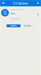 Mobile Screenshot of 1111bailbonds.com